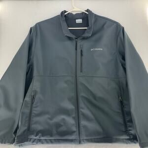 Columbia Men's Ascender Softshell Omni-Shield Jacket Grey Size 4XL